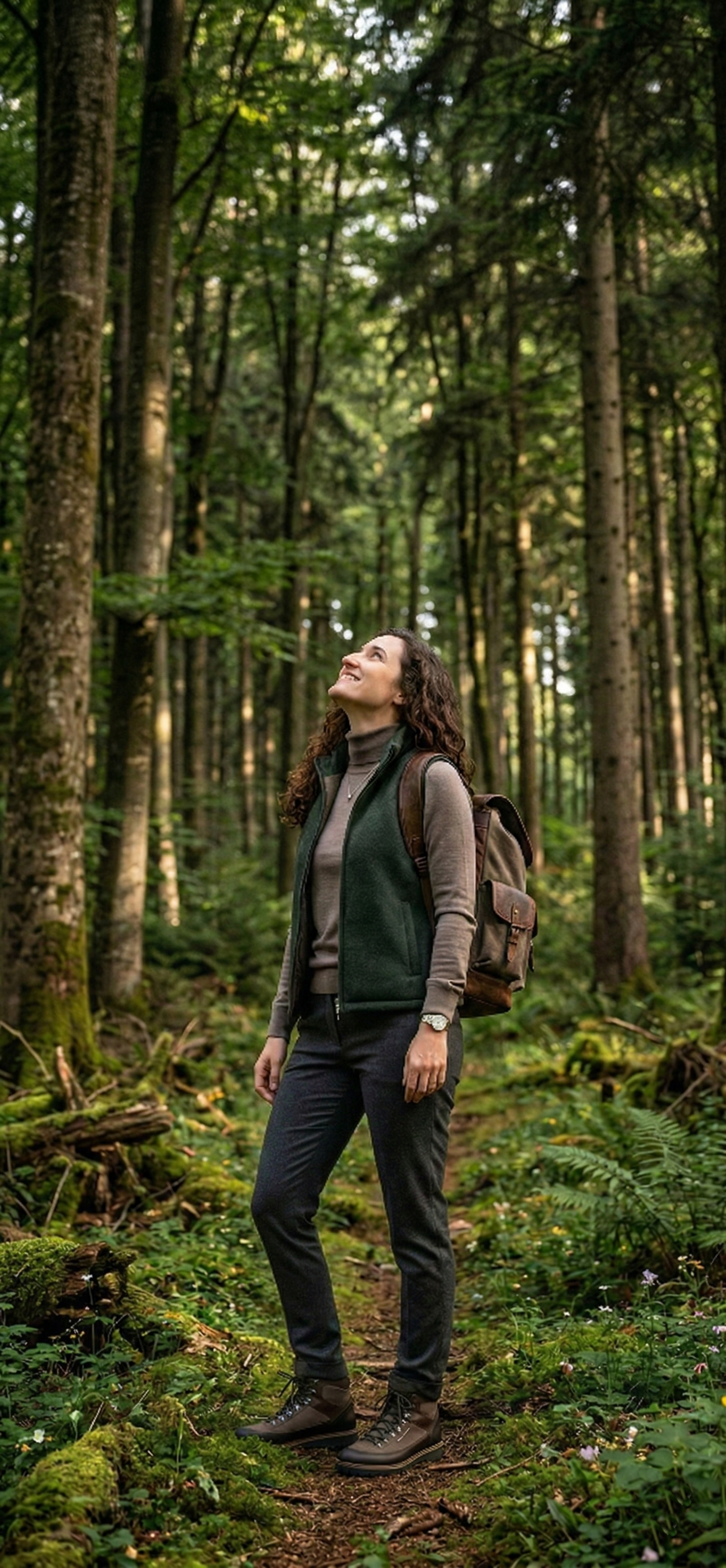 Dr. B.J. Huber im Wald